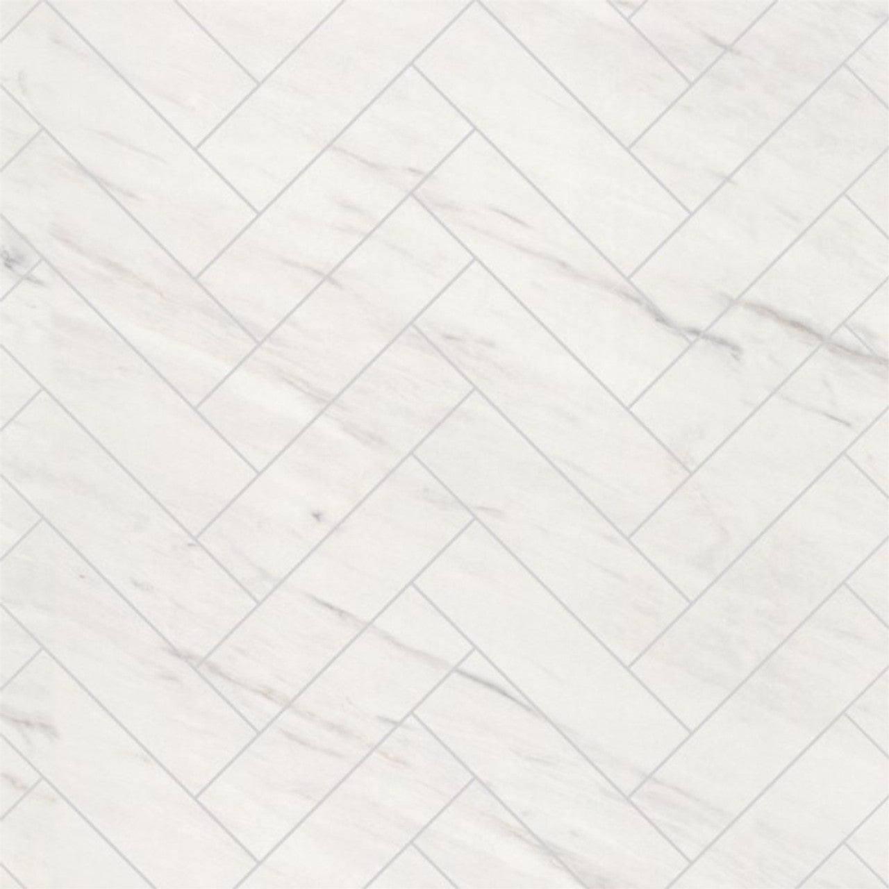 Multipanel Levanto Marble Herringbone Tile Effect Wet Wall Shower Panel