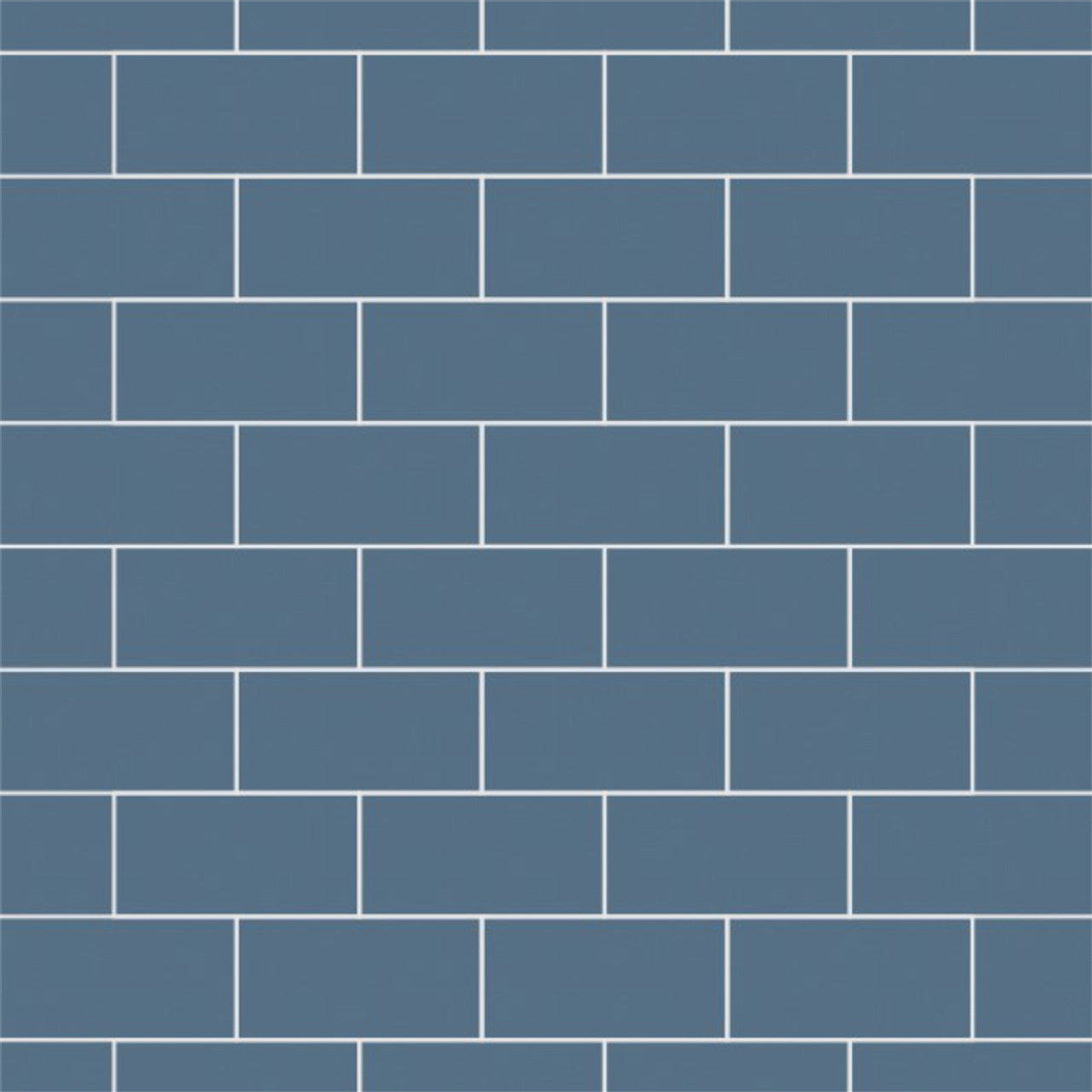 Multipanel Misty Blue Metro Tile Effect Wet Wall Shower Panel