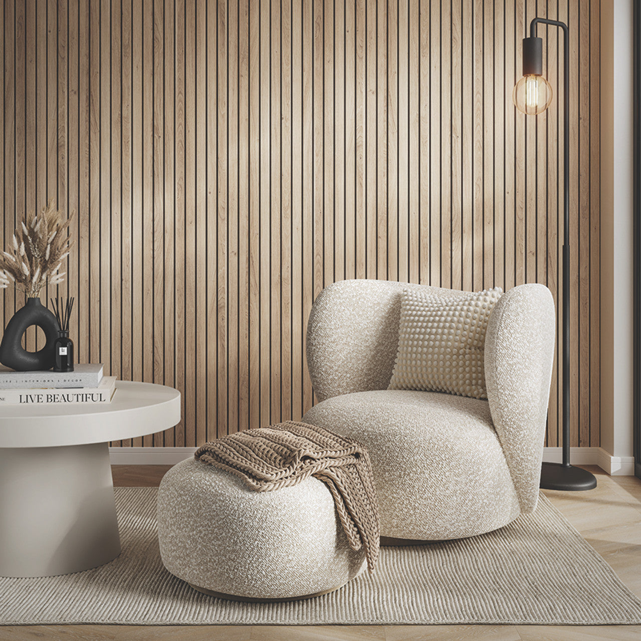 Nature panel - Bleached Cuneo Oak (3311) - Hydro-Lock T&G - 2400x598x11mm