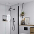 Multipanel White Grey Tile Effect Wet Wall Shower Panel