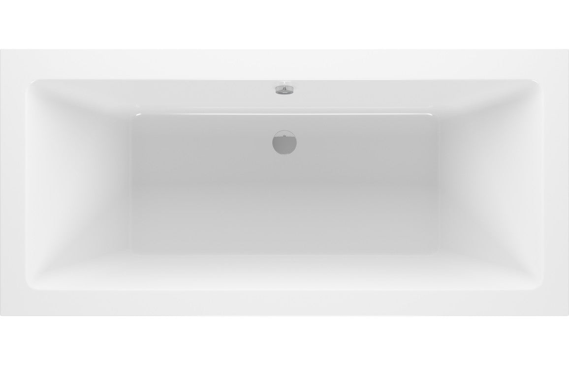 Lucio Bath Suite 1700mm with White Gloss 600mm Wall Hung Basin Unit And Toilet