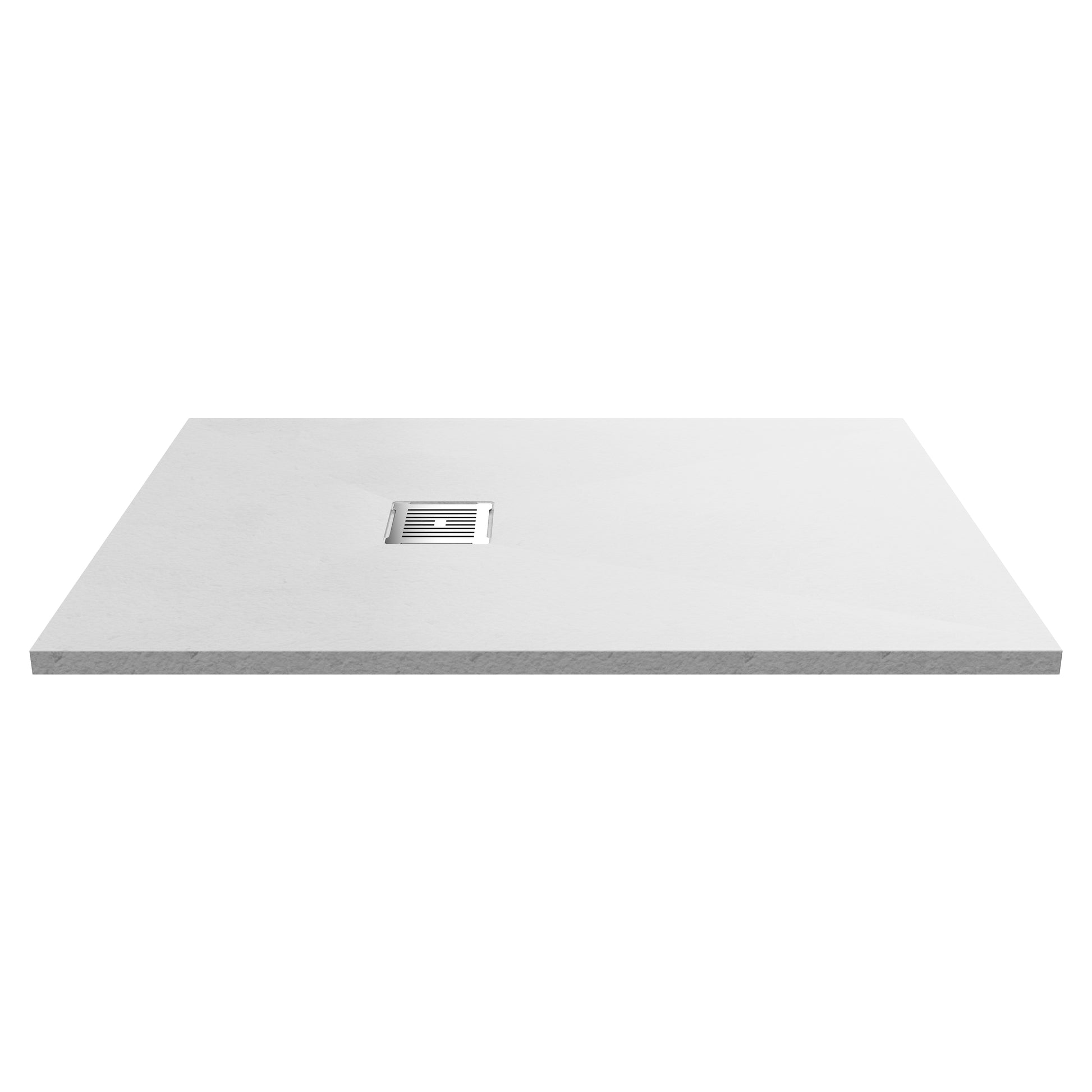 Nuie Rectangular Shower Tray 1200 x 800mm - White Slate