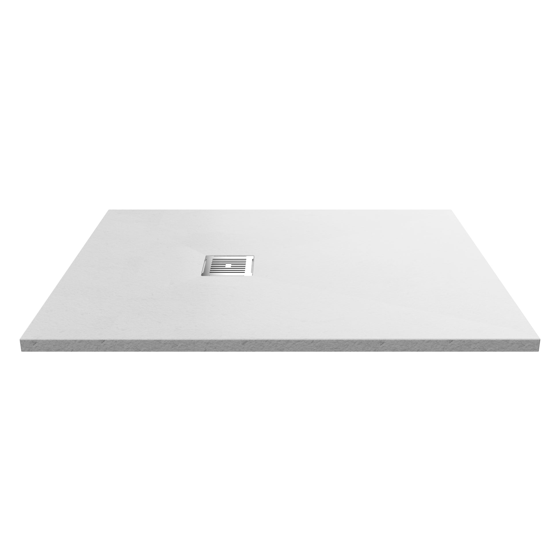 Nuie Rectangular Shower Tray 1200 x 900mm - White Slate