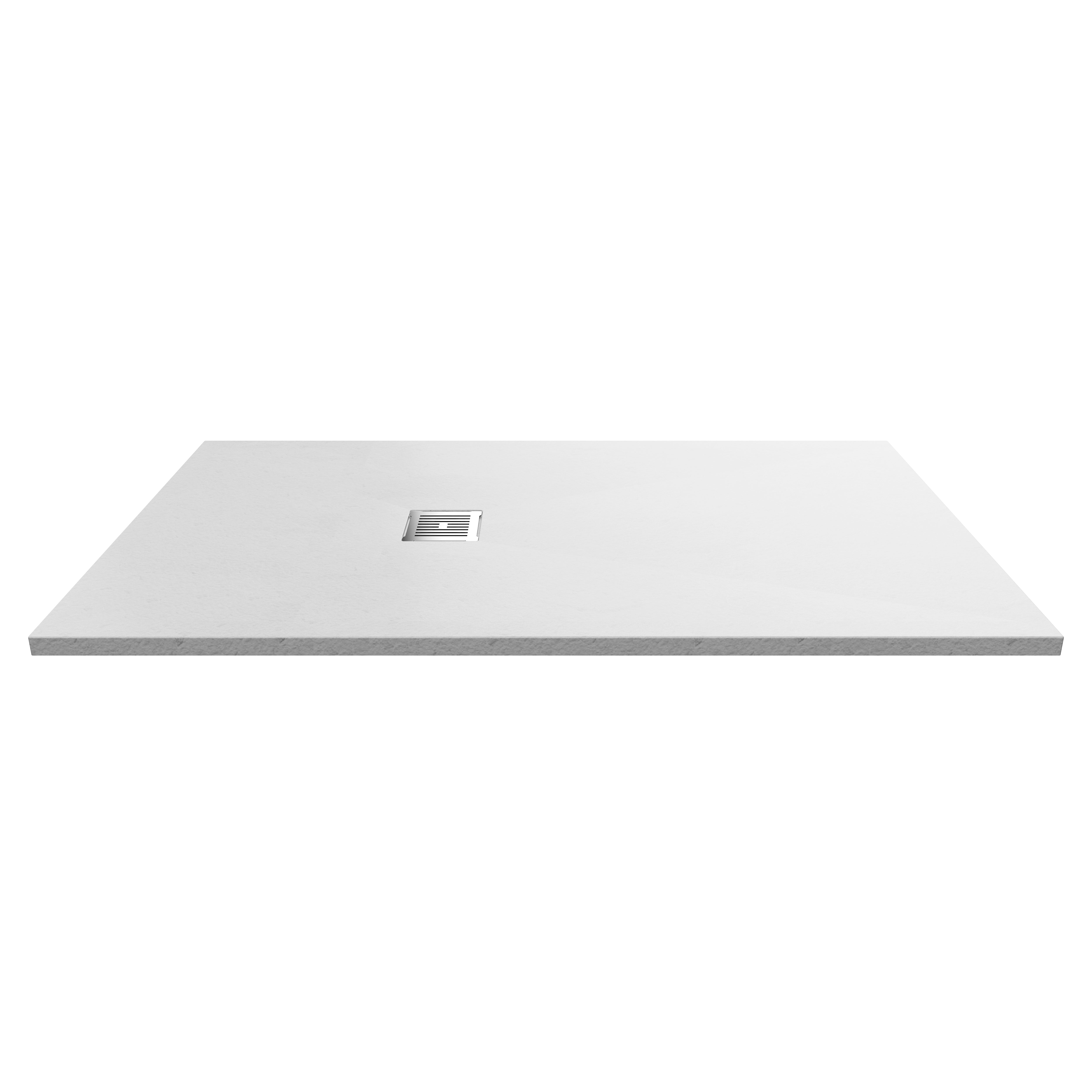 Nuie Rectangular Shower Tray 1600 x 900mm - White Slate