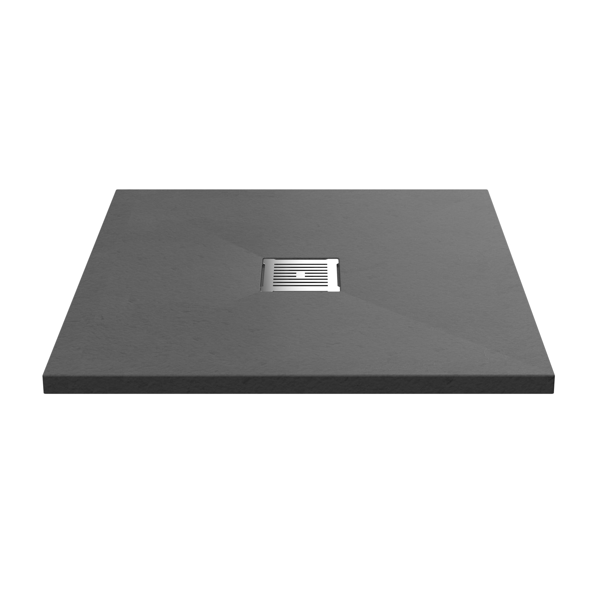 Nuie Square Shower Tray 800 x 800mm Grey Slate