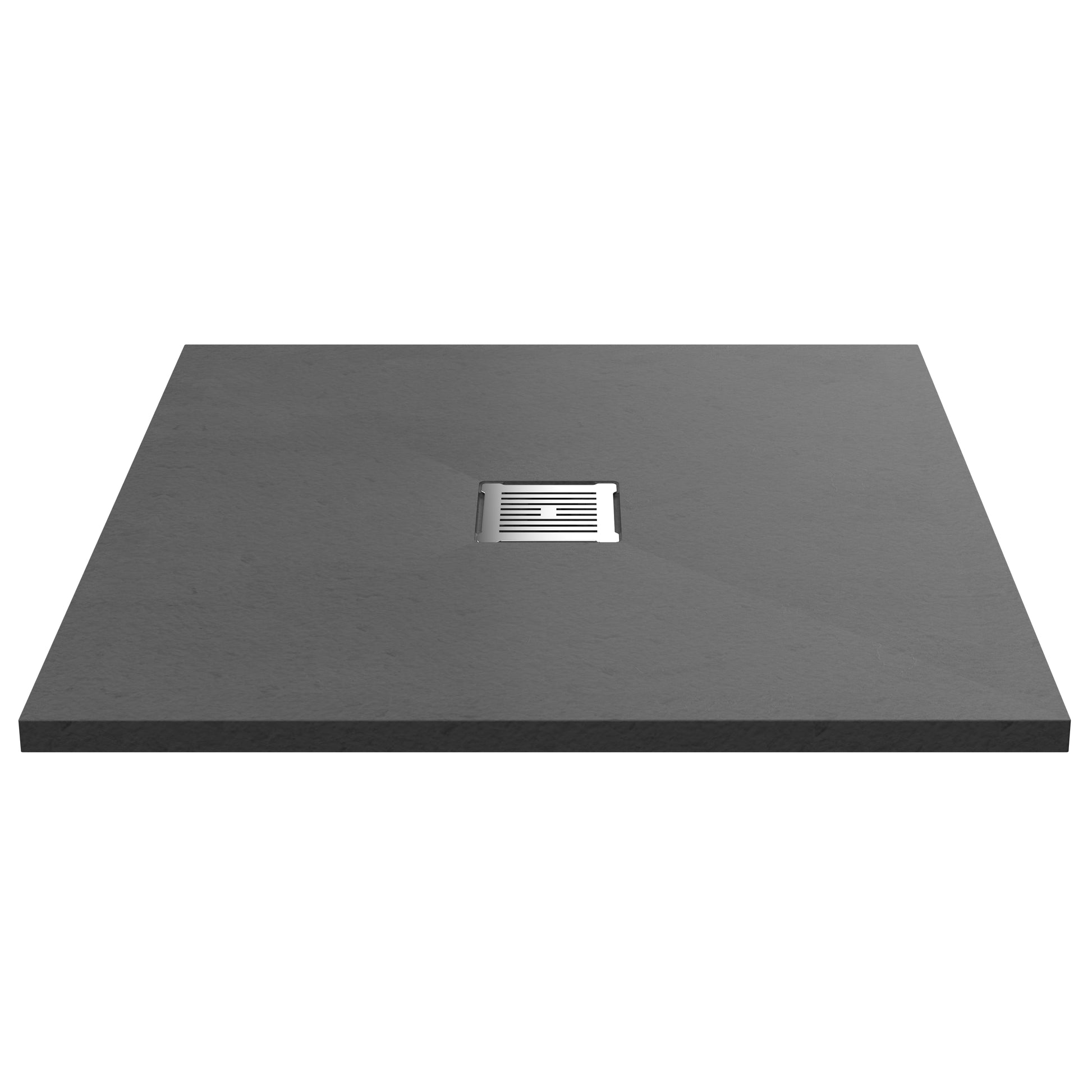 Nuie Square Shower Tray 900 x 900mm Grey Slate