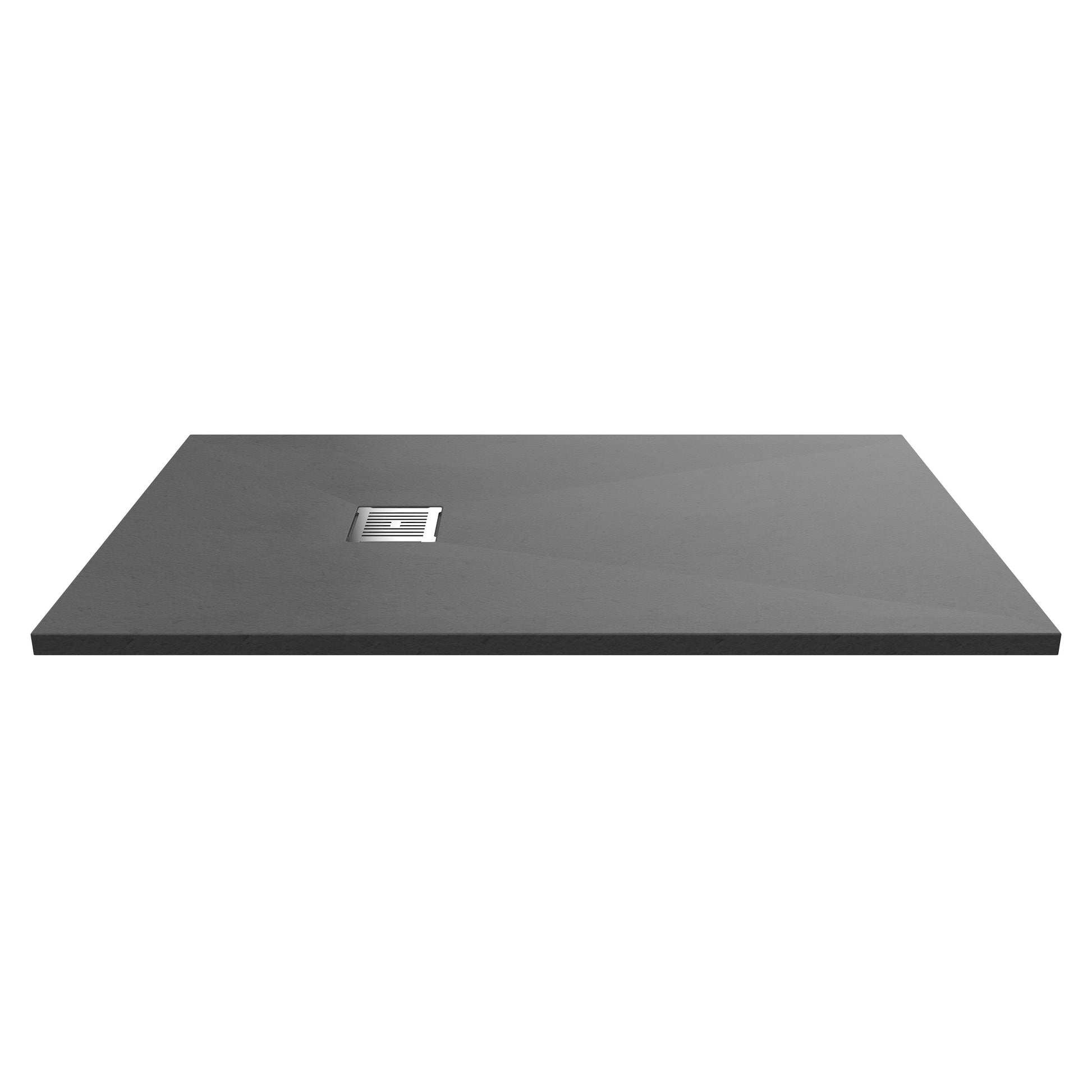 Nuie Rectangular Shower Tray 1400 x 800mm - Grey Slate