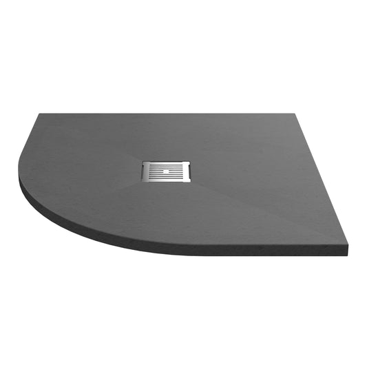 nuie quad shower tray 900 x 900mmnlt71106, Nuie, grey, Quadrant Trays, Shower Trays, Slate Shower Trays, 1