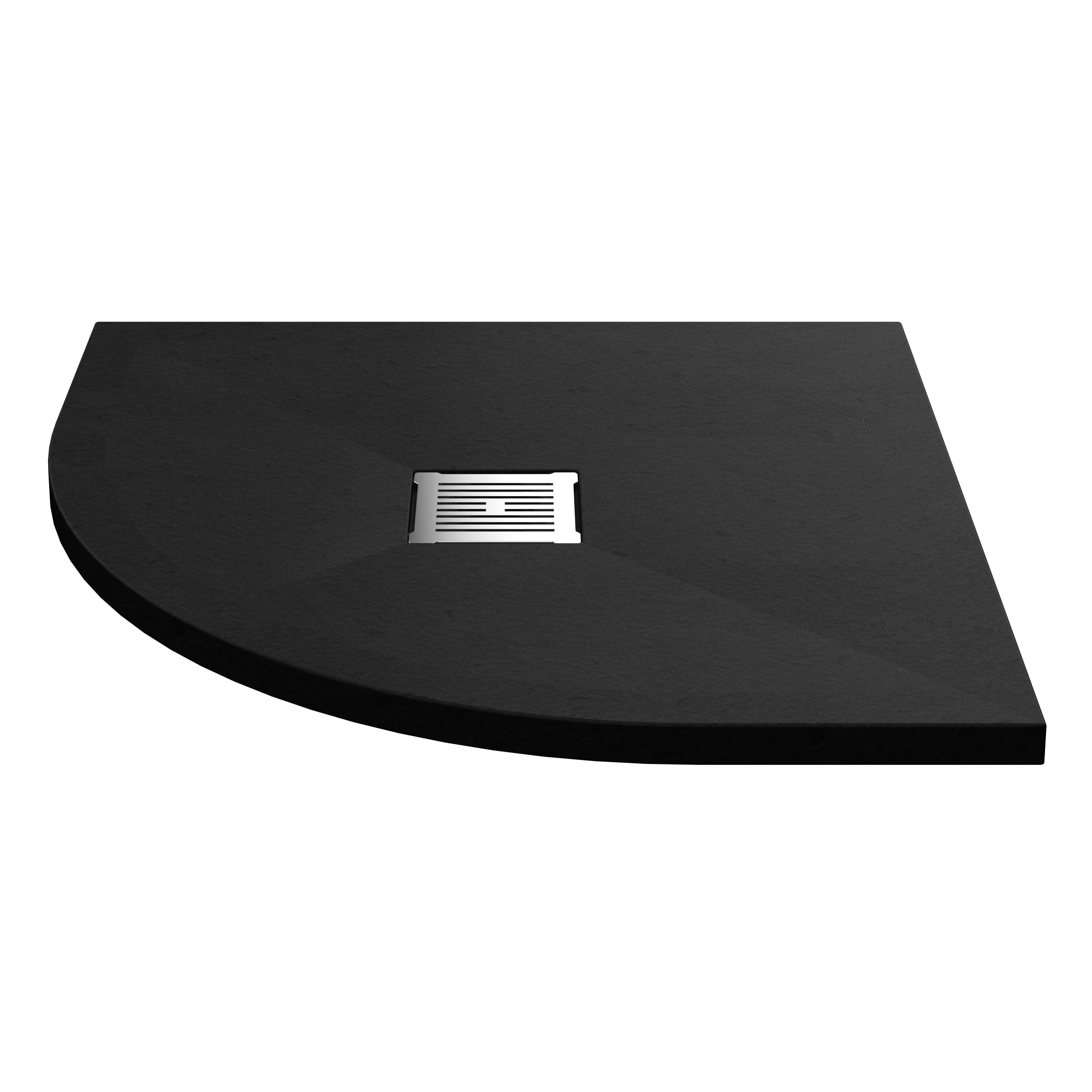 Nuie Quad Shower Tray 800 x 800mm - Black Slate