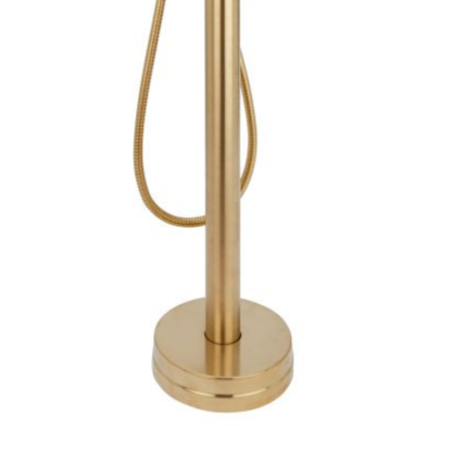 Core Freestanding Bath Shower Mixer Tap Brushed Brass