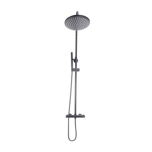core gunmetal round rigid riser shower, Scudo, Mixer Showers, Showers, 1