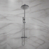 core gunmetal round rigid riser shower, Scudo, Mixer Showers, Showers, 2