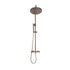 core brushed bronze round rigid riser shower, Scudo, Mixer Showers, Showers, 1