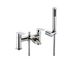 nicci chrome bath filler with shower mixer kit, Alessio, Chrome Bath Taps, Taps, 2