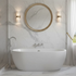 Nuie Freestanding Double Ended Boat Bath 1555mm x 745mm