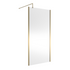 nuie 1000mm outer framed wetroom screen with support barwrscobb10, Nuie, brushed brass, Shower Enclosures, Wetroom Screens, 2