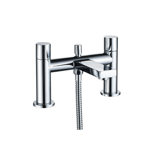 oria chrome bath shower mixer tap, Alessio, Chrome Bath Shower Mixer Taps, Bath Taps, Taps, 1