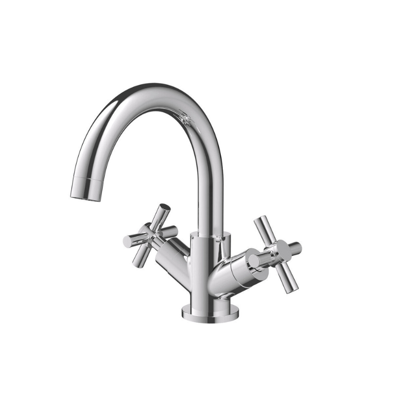 Oxford Chrome Basin Mixer Tap & Waste