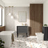 paris 615mm wall hung 2 drawer basin unit basin matt clay, Alessio, Wall Hung Vanity Unit, 3