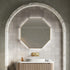 passa octagonal mirror brushed brass 800x800, Scudo, Illuminated Bathroom Mirror, Mirrors, 1