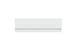Lucio Bath Suite 1700mm with White Gloss 600mm Wall Hung Basin Unit And Toilet
