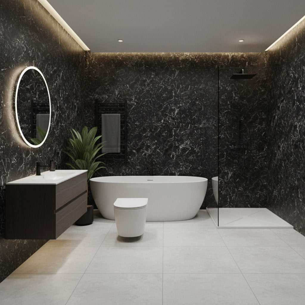 Perform Nero Lux Elements Wet Wall Panel