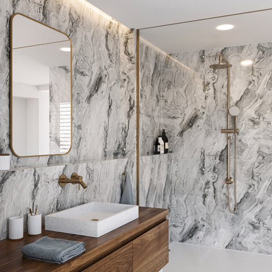 Perform Panel Stratus Marble Wet Wall Panel