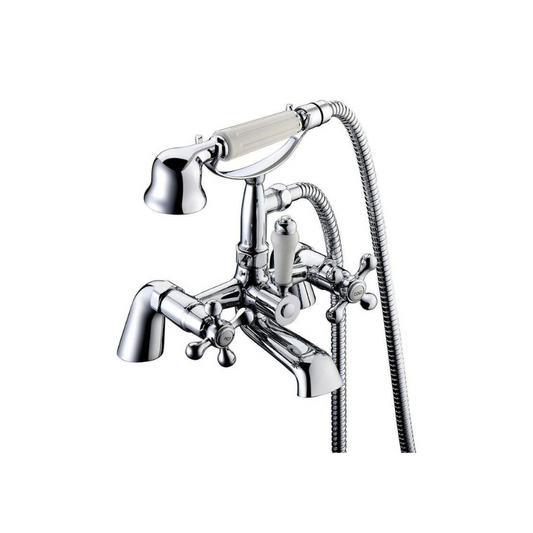 piero bath shower mixer tap chrome, Alessio, Chrome Bath Taps, Taps, 1