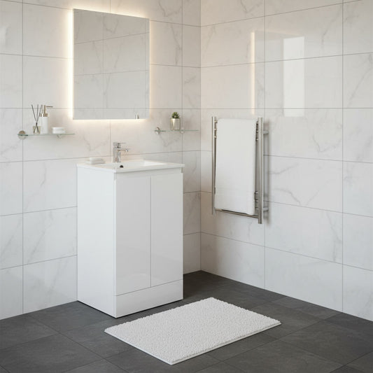 Quartz 500mm Floor Standing Basin Vanity Unit 2 Options