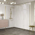 rosa 1200mm brushed brass wetroom panel 900mm side panel, Alessio, Brushed Brass, Shower Enclosures, Walk In Shower Enclosures, 1