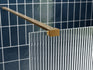 rosa 900mm fluted wetroom shower panel support bar brushed brass, Alessio, Brushed Brass, Shower Enclosures, Walk In Shower Enclosures, 3