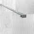 rosa 900mm fluted wetroom shower panel support bar chrome, Alessio, Chrome, Shower Enclosures, Walk In Shower Enclosures, 2