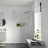 rosa 500mm wetroom panel with 800mm side panel support bar, Alessio, Chrome, Shower Enclosures, Walk In Shower Enclosures, 2
