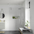 rosa 1200mm wetroom panel support bar, Alessio, Chrome, Shower Enclosures, Walk In Shower Enclosures, 1