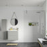 rosa 900mm wetroom panel support bar, Alessio, Chrome, Shower Enclosures, Walk In Shower Enclosures, 2
