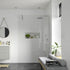 rosa 500mm wetroom panel support bar, Alessio, Chrome, Shower Enclosures, Walk In Shower Enclosures, 1