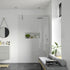 rosa 1400mm wetroom panel support bar, Alessio, Chrome, Shower Enclosures, Walk In Shower Enclosures, 1