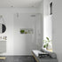 rosa 1200mm wetroom panel 300mm rotatable panel 500mm side panel support bar, Alessio, Chrome, Shower Enclosures, Walk In Shower Enclosures, 3