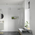 rosa 1200mm wetroom panel with 760mm side panel support bar, Alessio, chrome, Shower Enclosures, Walk In Shower Enclosures, 2