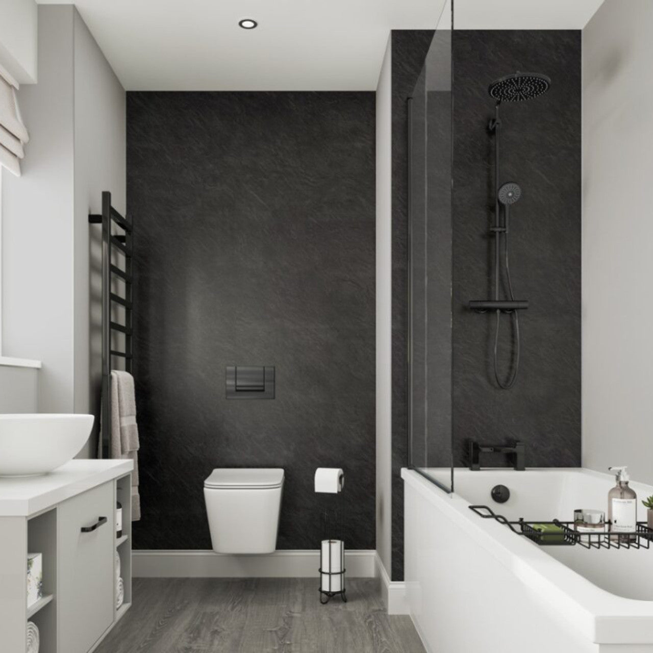 Multipanel Riven Slate Classic Shower Panel