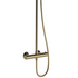 round thermostatic bar mixer shower brushed bronze, Alessio, Mixer Showers, Showers, 6