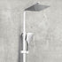 helier square cool touch rigid riser shower, Scudo, Mixer Showers, Showers, 2