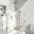 solar round rigid riser shower with bath filler, Scudo, Mixer Showers, Showers, 1