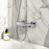 block square rigid riser shower with bath filler, Scudo, Mixer Showers, Showers, 2