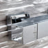 elliot chrome square rigid riser shower, Scudo, Mixer Showers, Showers, 4