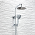 serena chrome round rigid riser shower set, Scudo, Mixer Showers, Showers, 2