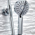 serena chrome round rigid riser shower set, Scudo, Mixer Showers, Showers, 4