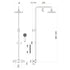 serena chrome round rigid riser shower set, Scudo, Mixer Showers, Showers, 5