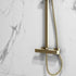 elliot brushed brass square rigid riser shower, Scudo, Mixer Showers, Showers, 3