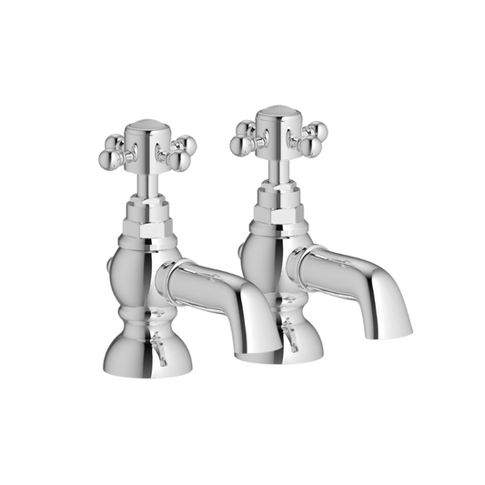 sabrina bath pillar taps, Alessio, Chrome Bath Taps, Taps, 1